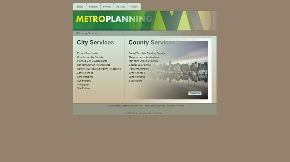 Metro Planning